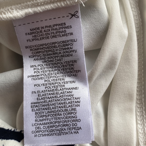 Ralph Lauren navy and cream floral dress - Picture 4 of 5